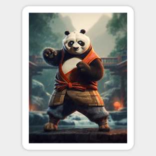 Kung Fu Panda 10K image Sticker